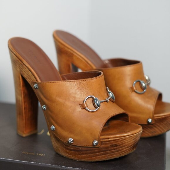 Gucci, Morena, Leather Platform - Picture 3 of 3